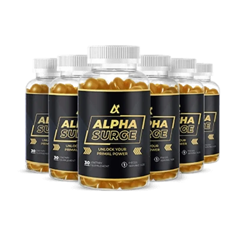 Alpha Surge Men's Wellness Health — 6 Bottle / 180 Day Pack